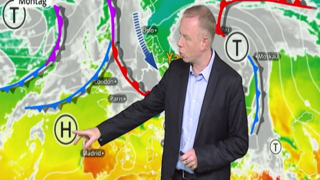 go to Das Wetter in Europa am 9. Oktober 2017