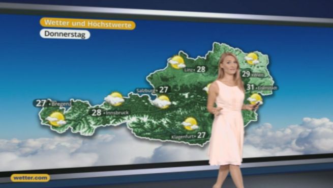 go to Das Wetter in Österreich am 08. September 2016