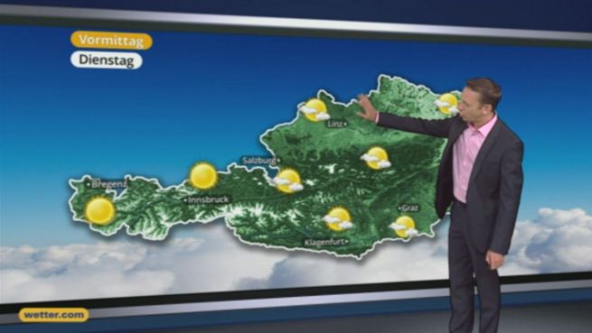 go to Das Wetter in Österreich am 16. Mai 2017