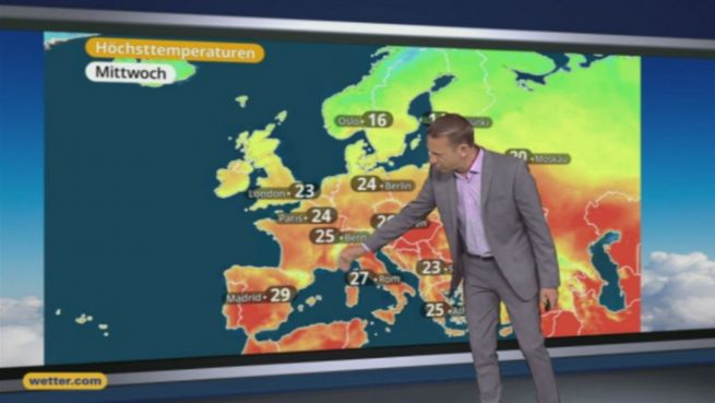 go to Das Wetter in Europa am 31. Mai 2017