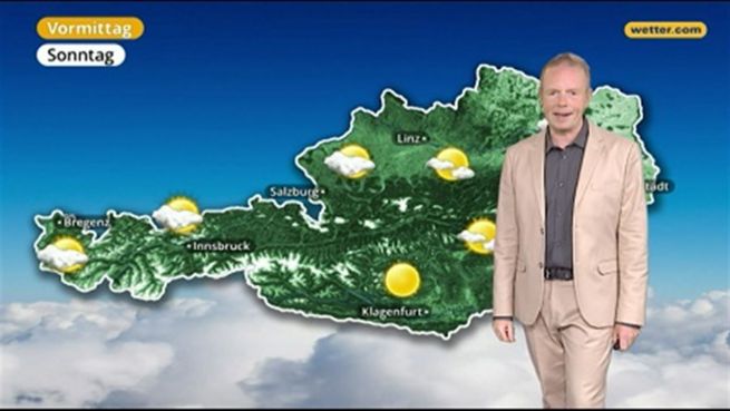 go to Das Wetter in Österreich am 27. August 2017