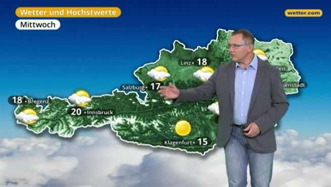 go to Das Wetter in Österreich am 25. Oktober 2017