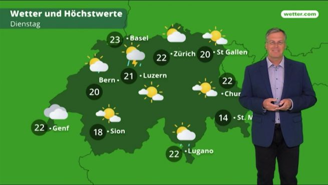 go to Das Wetter in der Schweiz am 20. Mai 2018