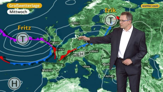 go to Das Wetter in Europa am 02. August 2017