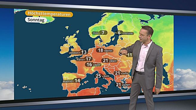 go to Das Wetter in Europa am 02. April 2016