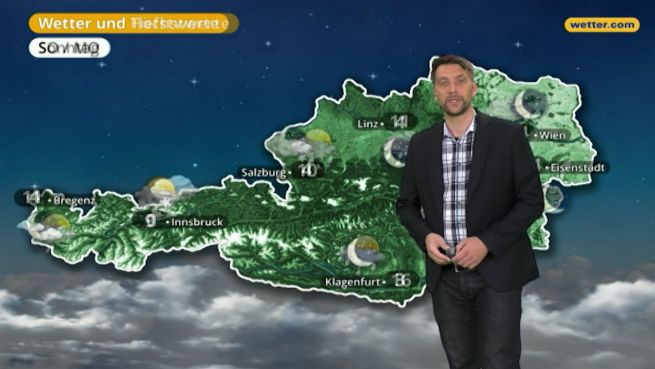 go to Das Wetter in Österreich am 29. Oktober 2017