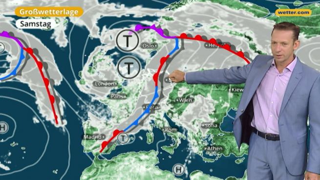 go to Das Wetter in Europa am 08. September 2017