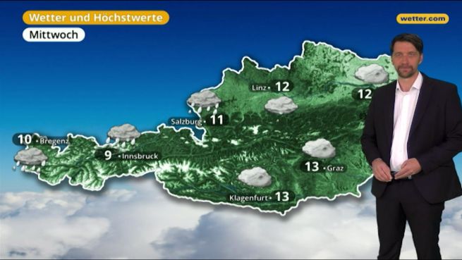 go to Das Wetter in Österreich am 26. März 2018