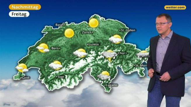go to Das Wetter in der Schweiz am 27. April 2018
