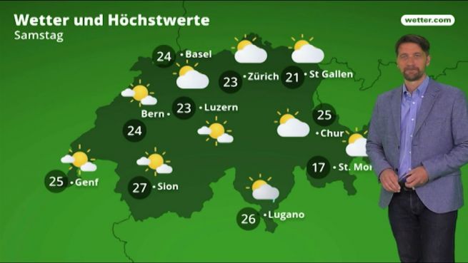 go to Das Wetter in der Schweiz am 3. Mai 2018