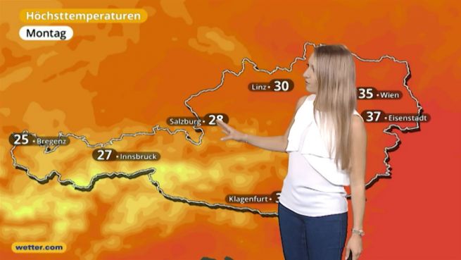 go to Das Wetter in Österreich am 10. Juli 2017