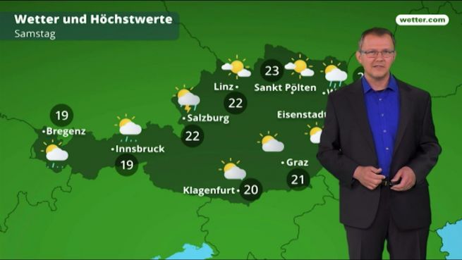 go to Das Wetter in Österreich am 17. Mai 2018