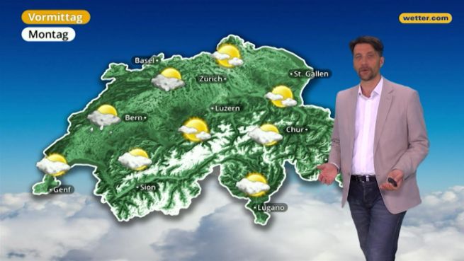 go to Das Wetter in der Schweiz am 23. April 2018