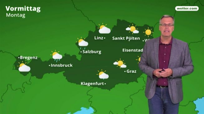go to Das Wetter in Österreich am 30. April 2018