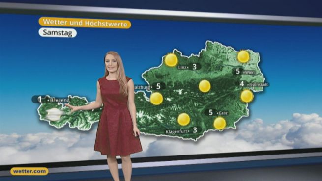 go to Das Wetter in Österreich am 31. Dezember 2016