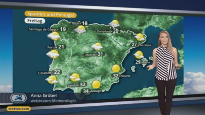 go to Das Wetter in Europa am 09. Juni 2016