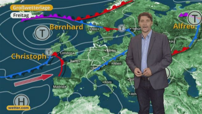 go to Das Wetter in Europa am 28. Juli 2017