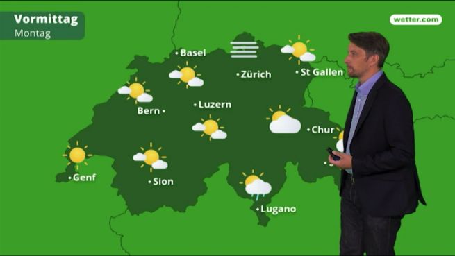 go to Das Wetter in der Schweiz am 21. Mai 2018