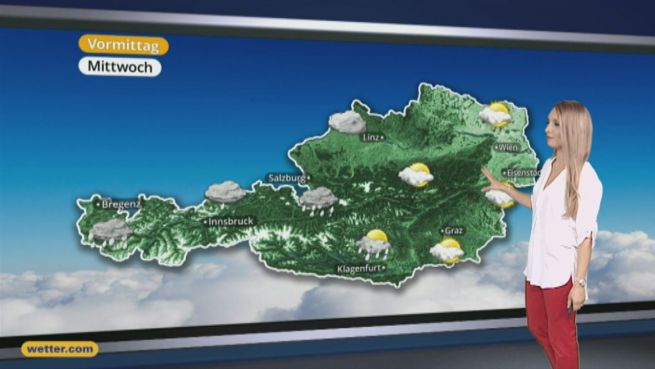go to Das Wetter in Österreich am 26. April 2017