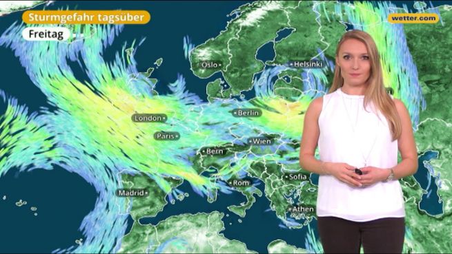 go to Das Wetter in Europa am 16. Januar 2018