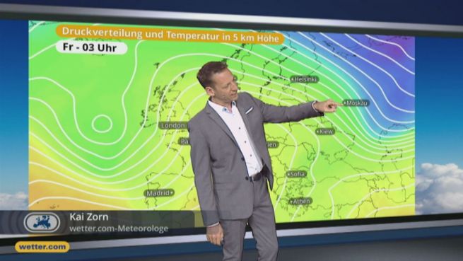 go to Das Wetter in Europa am 31. März 2017