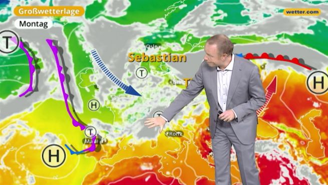 go to Das Wetter in Europa am 18. September