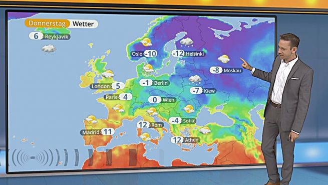 go to Das Wetter in Europa am 20. Januar 2016
