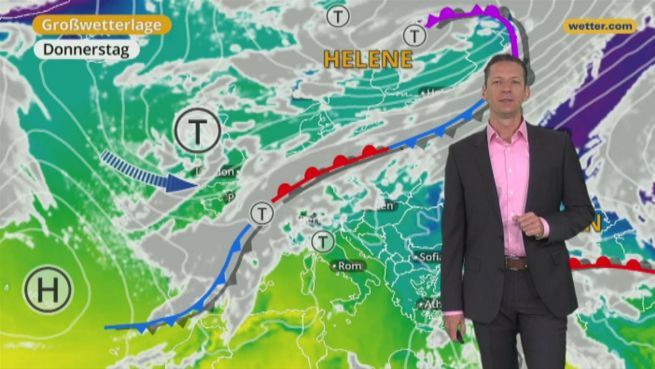 go to Das Wetter in Europa am 25. Januar 2018