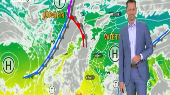 go to Das Wetter in Europa am 4. November 2017
