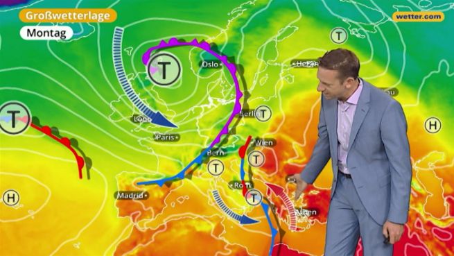 go to Das Wetter in Europa am 11. September 2017