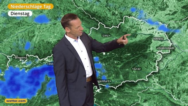 go to Das Wetter in Österreich am 18. Juli 2017