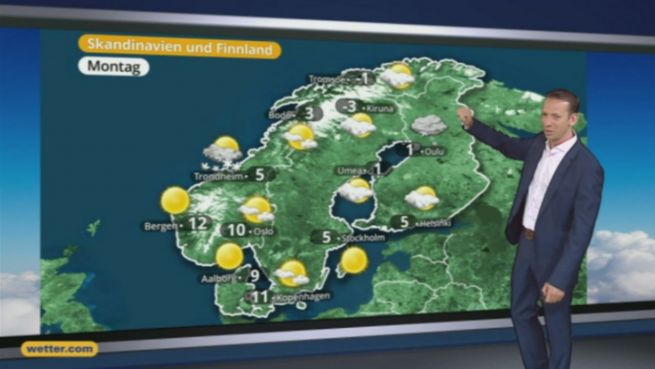 go to Das Wetter in Europa am 08. Mai 2017