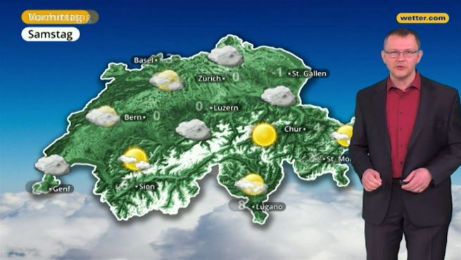 go to Das Wetter in der Schweiz am 24. Februar 2018