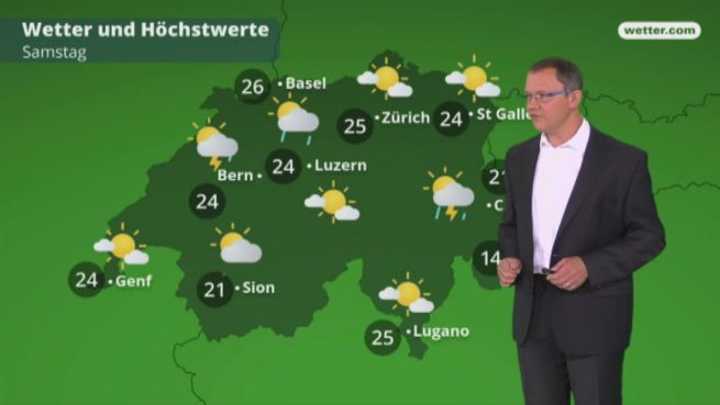 go to Das Wetter in der Schweiz am 12. Mai 2018