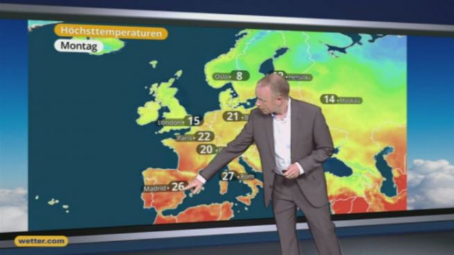 go to Das Wetter in Europa am 15. Mai 2017