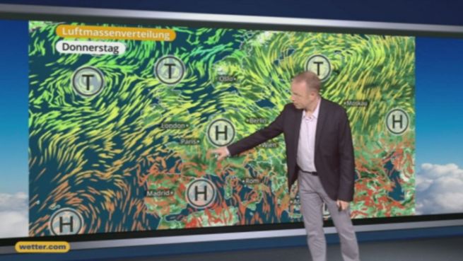 go to Das Wetter in Europa am 07. Juli 2016