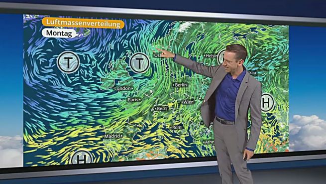 go to Das Wetter in Europa am 27. März