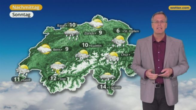 go to Das Wetter in der Schweiz am 30. März 2018