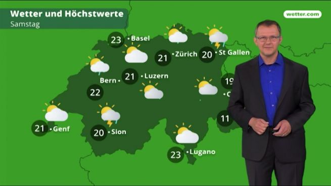 go to Das Wetter in der Schweiz am 17. Mai 2018