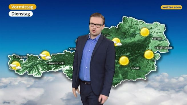 go to Das Wetter in Österreich am 22. August 2017