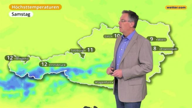 go to Das Wetter in Österreich am 24. März 2018