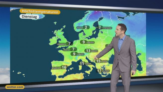 go to Das Wetter in Europa am 28. Februar 2017