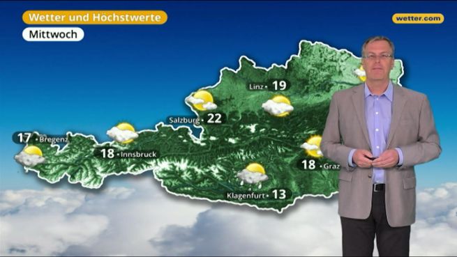 go to Das Wetter in Österreich am 02.April 2018
