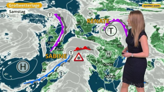 go to Das Wetter in Europa am 17. Februar 2018