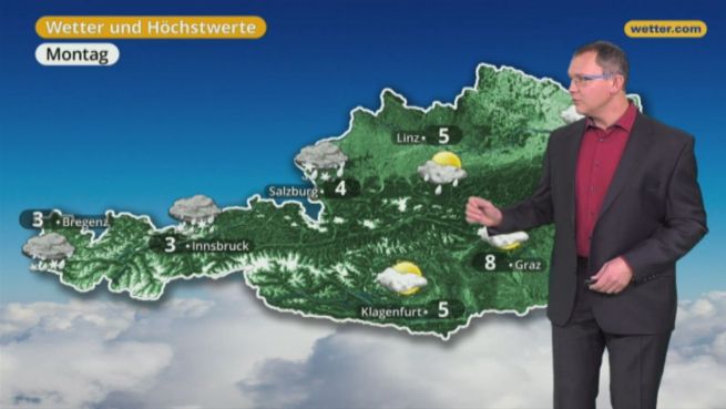 go to Das Wetter in Österreich am 11. November 2017