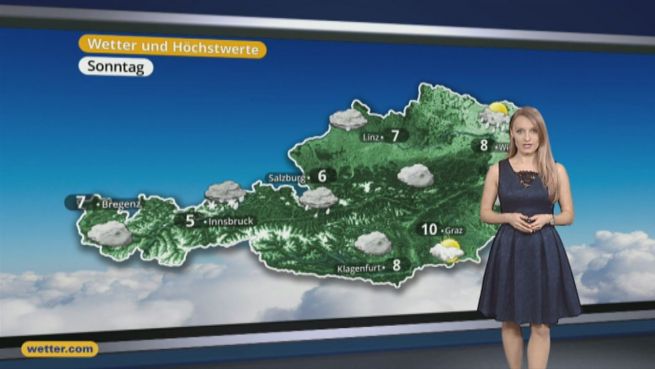 go to Das Wetter in Österreich am 27. November 2016