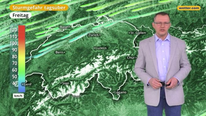 go to Das Wetter in der Schweiz am 23. Februar 2018