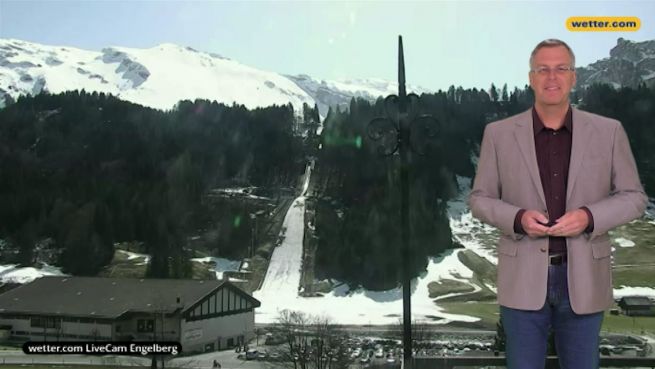 go to Das Wetter in der Schweiz am 9. April 2018