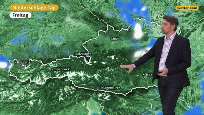 go to Das Wetter in Österreich am 12. Januar 2018