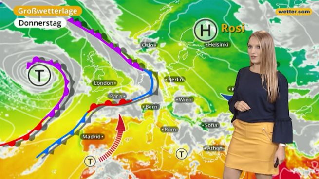go to Das Wetter in Europa am 27. September